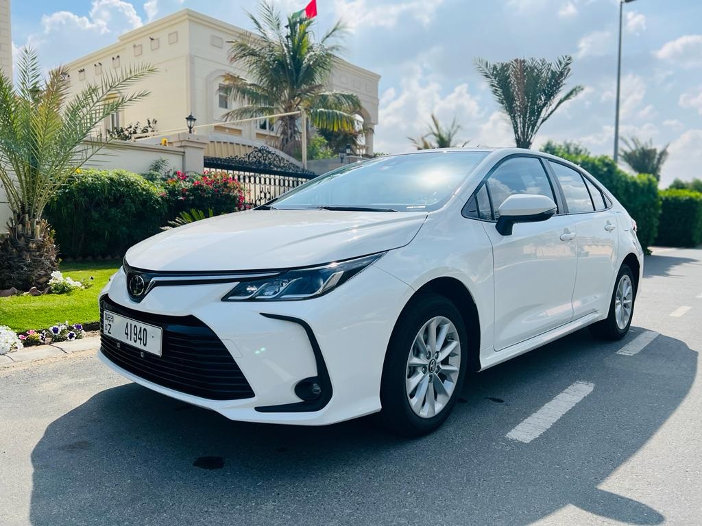 Rent Corolla Hybrid 2024 in Dubai