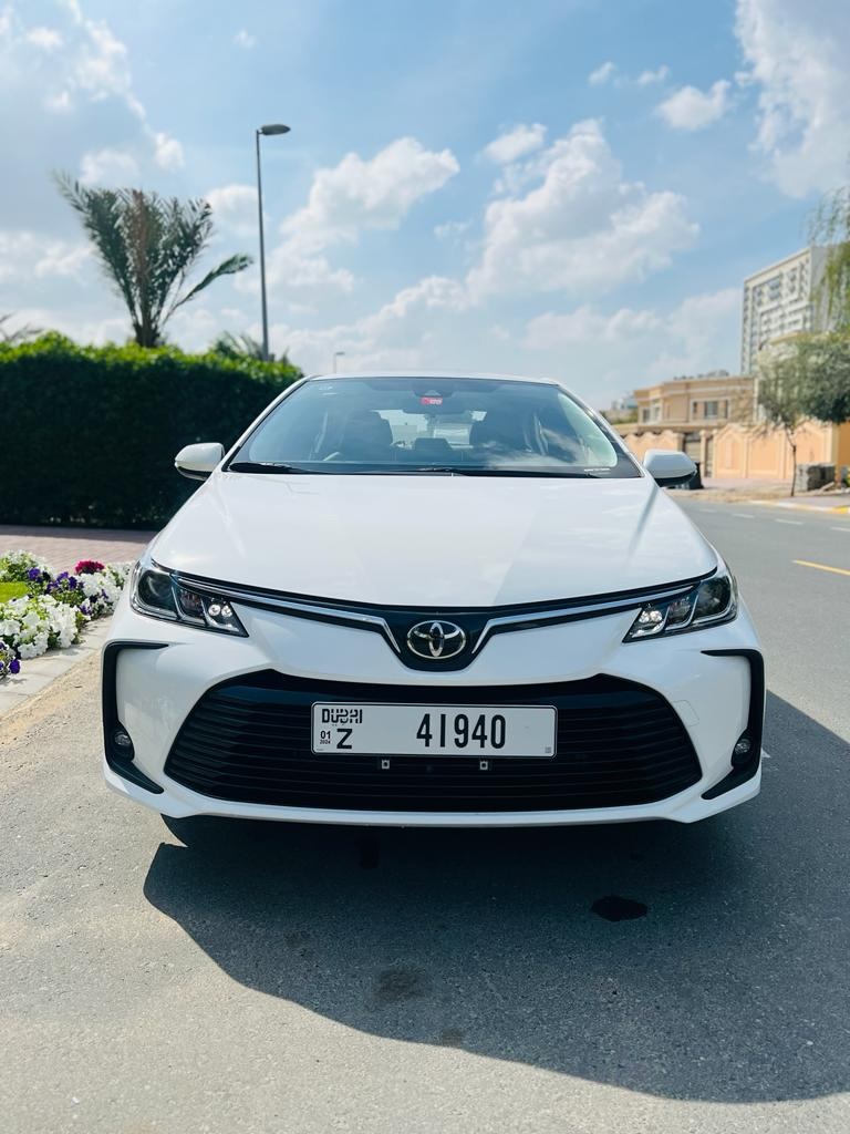 Rent Corolla Hybrid 2024 in Dubai